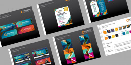 One of the initial concept directions I developed for the InformaTech brand refresh, not the one ultimately selected
