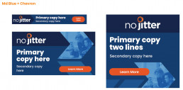 Digital ad template variation in the new visual system