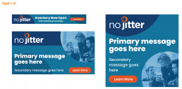 Digital ad template variation in the new visual system